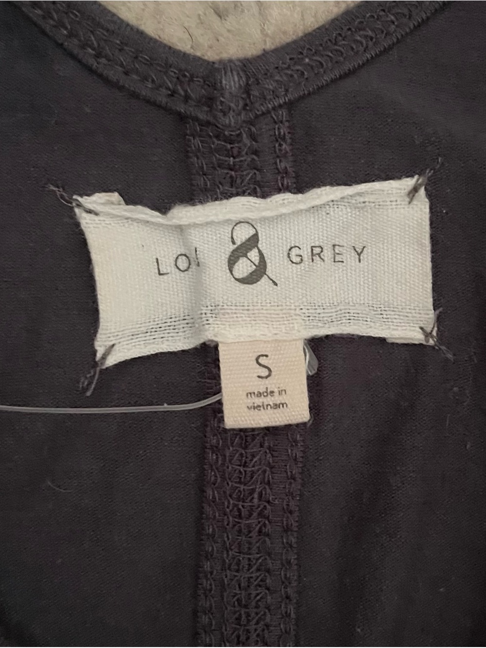 Lou & Grey Sleeveless Charcoal Midi Dress - Picture 4 of 4